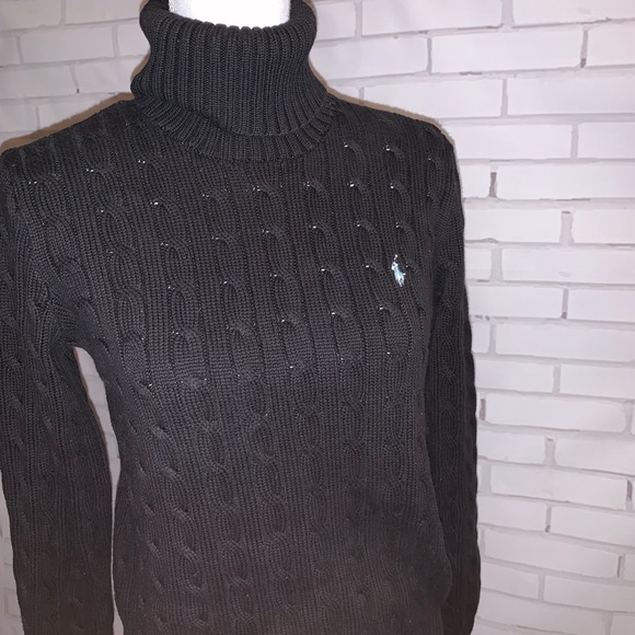 Ralph Lauren Sweaters - Ralph Lauren Sport cable knit sweater - L - black